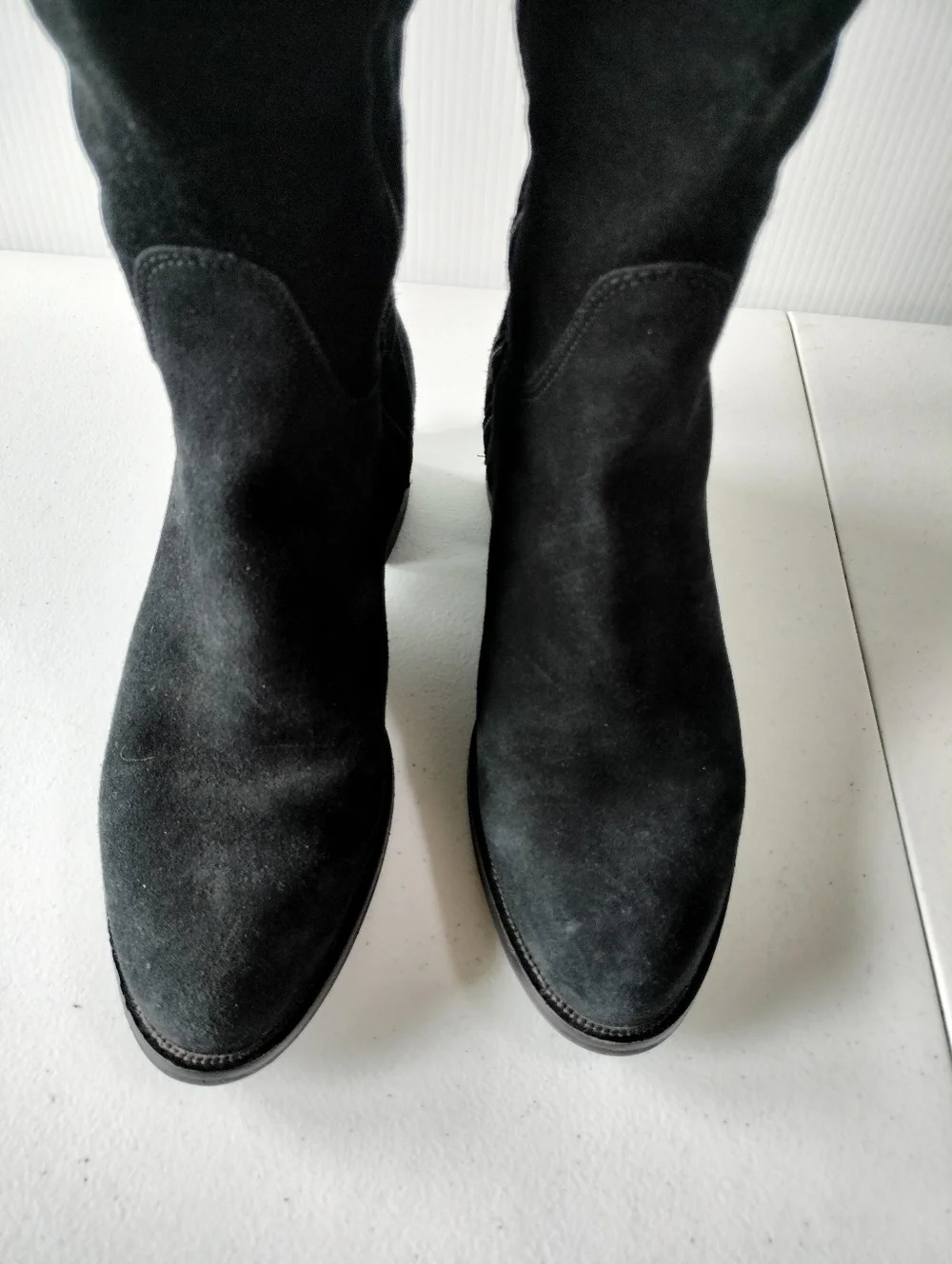La Canadienne City Dry Jack Waterproof Black Suede Boots 8.5 Equestrian Riding